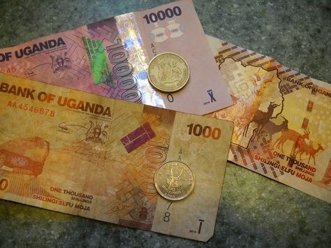 This is a variety of money from Uganda. Developing Country, Uganda, Money