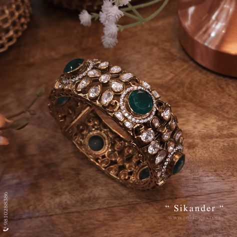 Polki Designs, Jewellery Stones, Polki Bangles, Jadau Jewellery, String Earrings, Kundan Bangles, Swarovski Pendant, Bangles And Bracelets, Polki Necklace