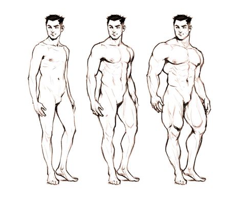 Male Body Reference Himbo, Himbo Reference Drawing, Masculine Body Reference, Masculine Hairstyles, Muscle Study, Posing Reference, Anatomy Studies, Buff Guys, Art Examples