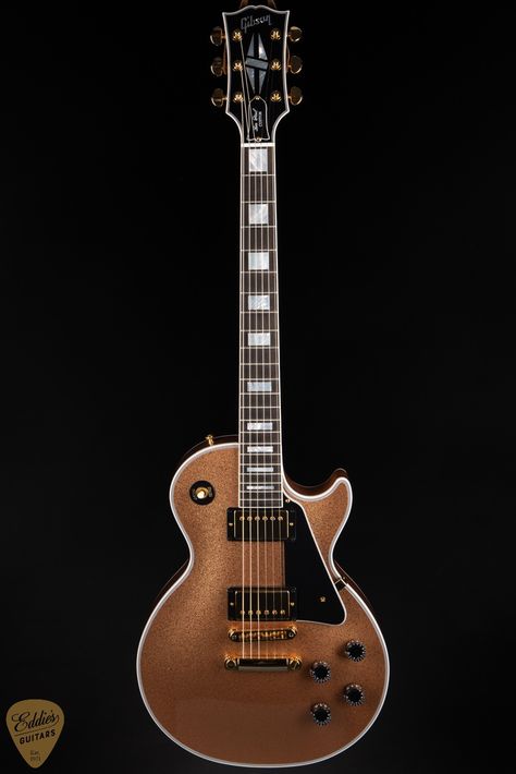 Gibson Custom Shop PSL Les Paul Custom Gloss Copper Bronze Sparkle 10.7 # Gibson Custom Shop, Les Paul Custom, Les Paul, Gibson, Copper, Sparkle, 10 Things