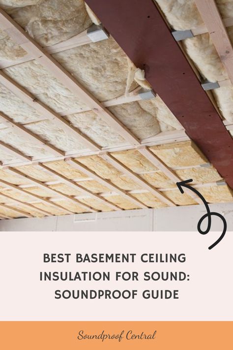 Best basement ceiling insulation for sound: soundproof guide. Soundproofing Basement Ceiling, Insulating Basement Ceiling, Sound Proof Ceiling, Exposed Basement Ceiling Ideas, Soundproof Basement Ceiling, Black Basement Ceiling, Insulating Basement Walls, Basement Ceiling Insulation, Finish Basement Ceiling