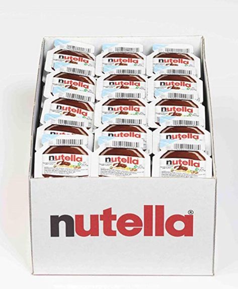 Nutella Chocolate Hazelnut Spread, Bulk for Food Service, 0.52 oz Single Serve Mini Cups, Count of 120 #breakfastfoods Kids Toys For Christmas, Mini Nutella, Mini Cups, 13 Birthday Cake, Junk Food Snacks, Chocolate Hazelnut Spread, Starbucks Drinks Recipes, Grocery Foods, Chocolate Nutella