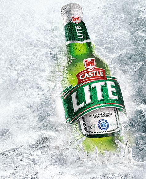 Castle Lite on Behance Castle Lite Beer, Castle Lite, Ice Beer, Beer Bong, Lite Beer, Beer Cake, Mountain Dew, Cold Beer, Best Beer