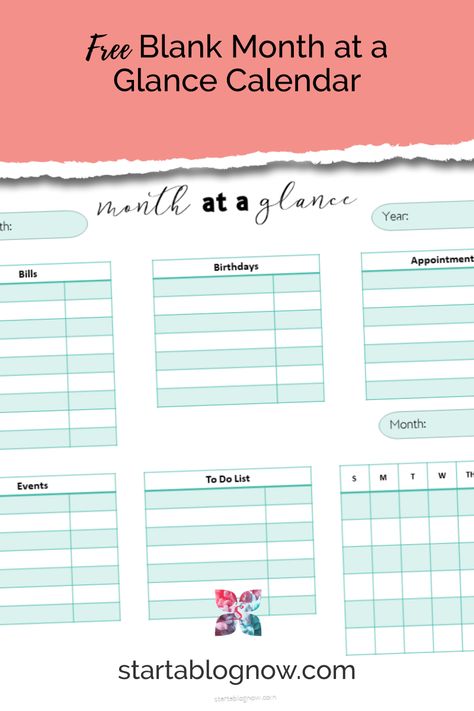 Free month at a glance printable. Print and use each month to keep track of what's going on in your life. #freeprintablecalendar #monthataglance #printablecalendar Month At A Glance Printable, Bujo 2025, Organizational Printables, Month At A Glance, At A Glance Calendar, All I Ask, Free Printable Calendar, Calendar Printable, More To Come