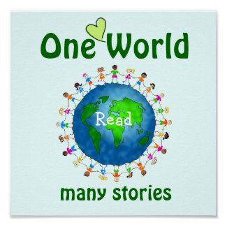 One World Many Stories Literacy Poster | Zazzle.com One World Many Stories, Literacy Poster, Library Poster, Psychology Posters, Diversity Poster, Reading Poster, Teacher Posters, Library Posters, Reading Posters