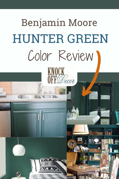 Benjamin Moore Hunter Green Walls, Yukon Green Benjamin Moore, Dark Hunter Green Kitchen Cabinets, Fiddlehead Green Benjamin Moore, Bm Chimichurri Paint, Benjamin Moore Hunter Green Cabinets, Benjamin Moore Hunter Green, Hunter Green Living Room Ideas, Hunter Green Benjamin Moore