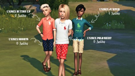 Sims 4 Cc Clothes, Polo Ralph Lauren Kids, Sims 4 Toddler, 17th Birthday, Ralph Lauren Collection, Cc Finds, Sims 4 Clothing, Sims 4 Cc, Sims 4 Custom Content