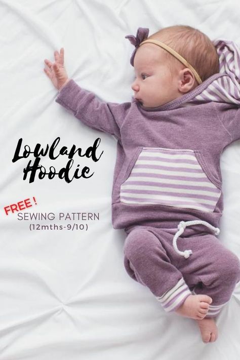 Hoodie Pocket Pattern, Sew Hoodie Pattern, Baby Hoodie Pattern Free, Free Sewing Patterns For Babies, Baby Clothes Patterns Free, Free Toddler Sewing Patterns, Hoodie Sewing Pattern Free, Free Baby Sewing Patterns, Beginner Sewer