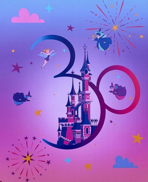 Disneyland paris 30th anniversary en 2022 | Anniversaire disneyland, Disneyland, Dessin noel Silhouette Art Disney, Disneyland Paris 30th Anniversary, Disneyland Images, Disney Silhouette Art, Anniversary Poster, Disney Silhouette, Disney World Pictures, Mickey Mouse Art, Disney Background