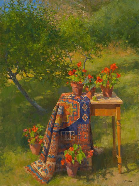 Featured Artist: Jim McVicker! Jim Mcvicker, Helen Warlow, Creative Wall Painting, Flower Art Drawing, Paisley Art, Book Illustration Art, Classic Paintings, Plein Air Paintings, Art Event