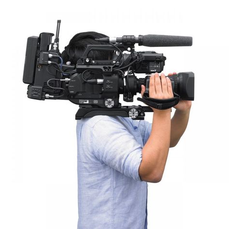 Turn Your Sony FS7 Into an ENG Camera With This Kit! Camera Reference, Camera Operator, Tv Camera, Film Equipment, Big Camera, Film Photography Tips, Go Back In Time, Camera Rig, Cellular Network