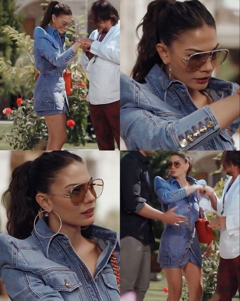 Love Tactics Outfit, Bibi Fashion, Netflix Outfits, Outfits Faldas, Chilled Vibes, Rachel Williams, Fancy Outfit, Turkish Celebrities, Tv Show Outfits