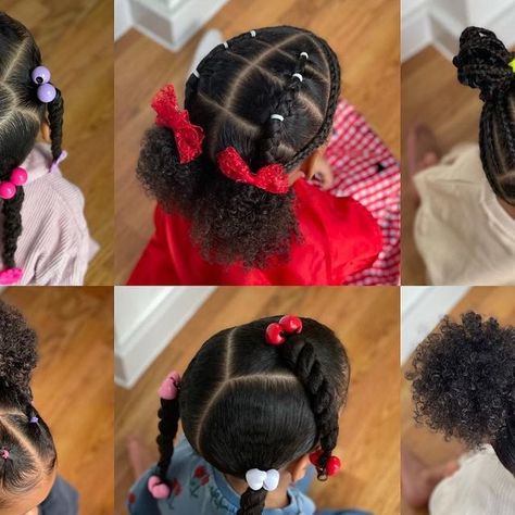 Kindergarten Graduation Hairstyles, Jj Hair, Lulu Hair, Kid Hairstyles, Kid Hair, Natural Braids, School Hair, Girls Natural Hairstyles, Natural Hairstyles For Kids