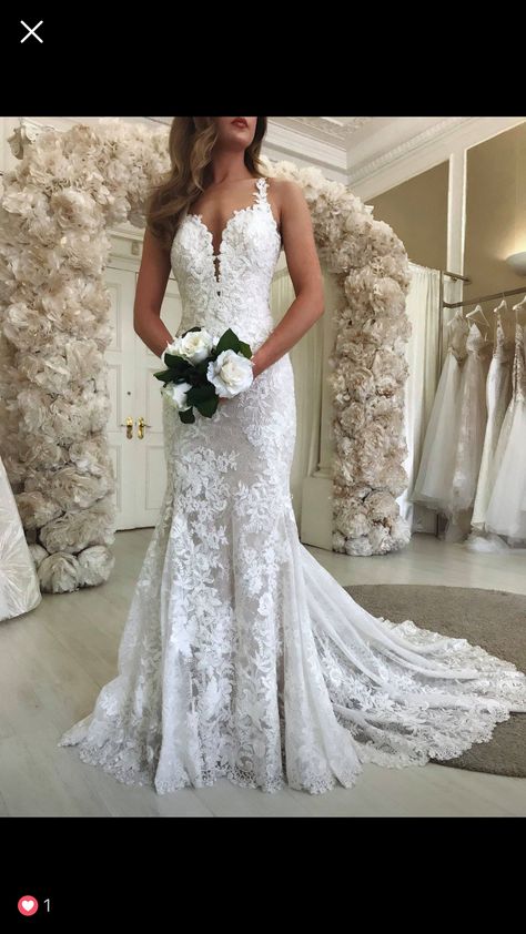 Wedding Dresses Affordable, Pretty Wedding Dresses, Mermaid Wedding Dresses, Cute Wedding Dress, Affordable Wedding Dresses, Dream Wedding Ideas Dresses, Perfect Prom Dress, Lace Bridal Gown, Most Beautiful Dresses