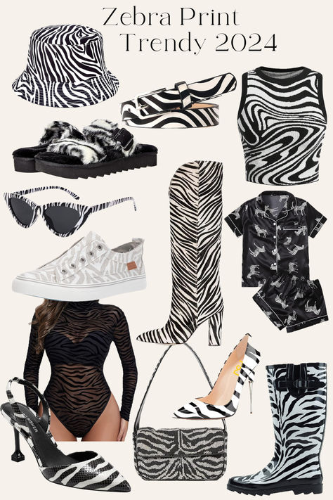 Zebra Print Zebra Print Clothes, Black And White Style, Trendy Outfit, Bold Black, Clothes Accessories, White Style, Zebra Print, Fashion Trend, Stripes Pattern