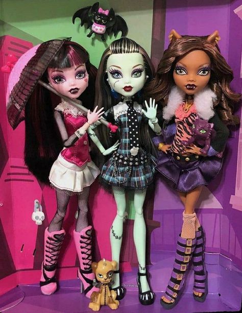 Og Monster High Dolls, Monster High Doll Photography, Monster High Nostalgia, Monster High Dolls Original, Monster High Dolls Aesthetic, Dolls Monster High, New Monster High Dolls, Arte Monster High, Monster High Pictures