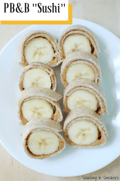 Lunch Box Snack Ideas, Meals For Runners, Healthy Baby Snacks, Pre Run Snack, Sports Snacks, Banana Sushi, Energy Breakfast, Runners Food, Running Food