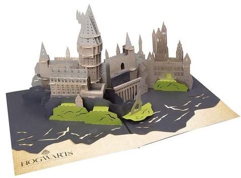 #greetingcard #art #papercraft #design #popup #3Dfun Harry Potter Pop Up, Harry Potter Birthday Cards, Arte Pop Up, Harry Potter Pop, Harry Potter Hogwarts Castle, Fantastic Beast, Paper Engineering, Paper Pop, Harry Potter Merchandise