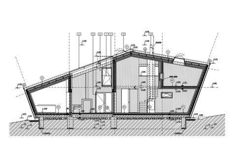 Gallery of Weekend House / Pokorny Architekti - 13 Small Weekend House, Weekend House, Site Plans, Wooden House, Architectural Inspiration, Facade House, Barn House, Container House, Second Floor