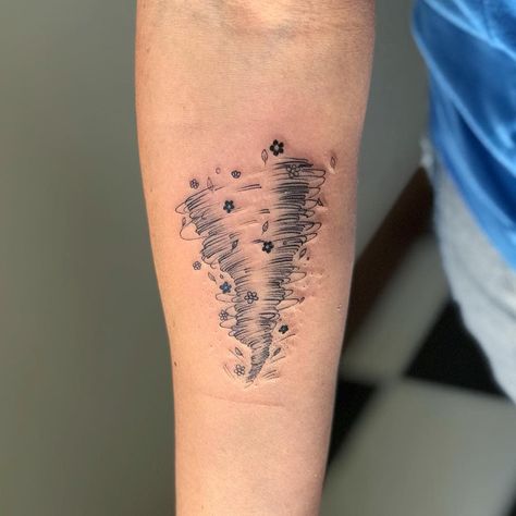 Element Tattoo Ideas, Tornado Tattoo, Wind Element, Wind Tattoo, Element Tattoo, Earth Tattoo, Air Tattoo, Tattoo Themes, Water Tattoo