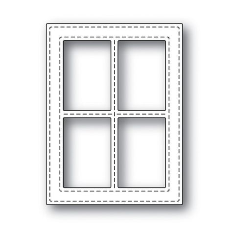 Cardboard Window Diy, Windows Template, Window Printable, Window Template, Scrap Journaling, Window Frame Crafts, Lover House, Scrapbook Frames, Paper Dolls Clothing