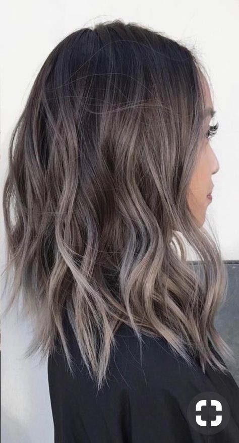 Gray Blending Balayage, Camouflage Grey Hair, Ashy Blonde Hair, Rambut Brunette, Ash Brown Hair Color, Ash Hair, Ashy Blonde, Ash Brown Hair, Ash Hair Color