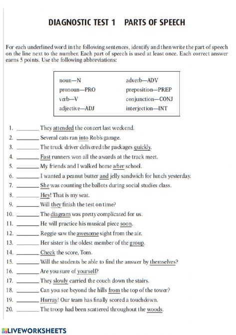 Identifying Parts Of Speech Worksheets, Worksheet On Parts Of Speech, Figure Of Speech Worksheet, Part Of Speech Grammar Worksheet, Parts Of Speech Worksheet With Answers, Part Of Speech Worksheet, Parts Of Speech Worksheet, Parts Of Speech Test, Parts Of Speech Exercises