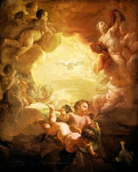 Paradise, Heaven and Depictions of Eternity In Renaissance Art Michael Sowa, Jean Antoine Watteau, Garden Of Gethsemane, Victorian Angels, Fra Angelico, Pentecost, Divine Mercy, Holy Ghost, Jean Baptiste