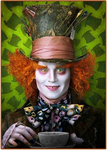 johnny depp movie characters - Johnny Depp Mad Hatter, Mad Hatter Costume, جوني ديب, Go Ask Alice, Mad Hatter Hat, Johnny Depp Movies, Images Disney, Mad Hatters, The Lone Ranger