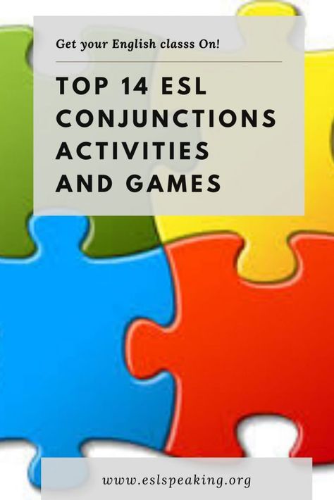 Check out the top 14 ESL conjunction activities and games, along with lesson plans, worksheets and more. Have some fun teaching your English learners about conjunctions and transitions, a very important part of English grammar.  #conjunction #conjunctions #transition #transitions #grammar #englishgrammar #eslgrammar #teaching #teachinggrammar #grammarteaching #tefl #elt #tesol #tesl #esl #englishteacher #teachingenglish #eslgame #eslgames #eslactivity #eslactivities #teacher #teach #education Conjunction Activities, Teaching Conjunctions, Conjunctions Activities, How To Teach Grammar, Teach English To Kids, English Lesson Plans, English Activities For Kids, Fun Classroom Activities, Grammar Activities