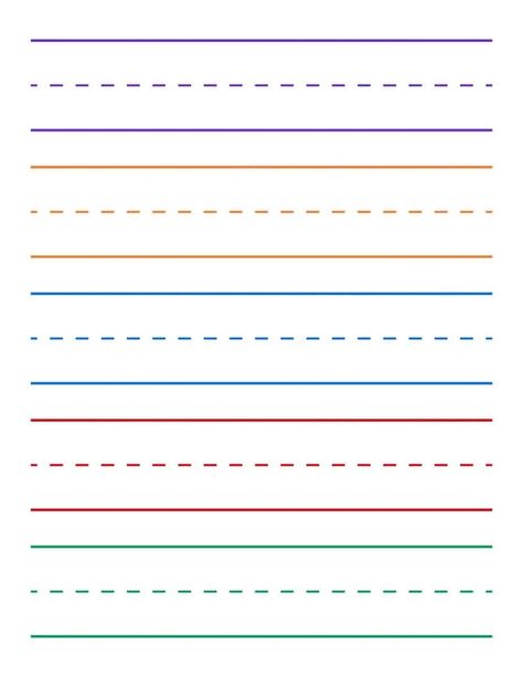 Let your little ones practice their writing skills with preschool lined paper. Free printable also includes kindergarten lined paper and an alphabet tracing worksheet. #kindergartenpractice #preschoolwritingpractice #writingpractice #distancelearning #homeschool Trace Lines Preschool Free Printable, Tracing Names Free Printable, Writing Lines Template, Preschool Writing Printables, Tracing Lines Preschool Free Printable, Lined Paper Printable Free, Practice Writing Sheets, Kindergarten Lined Paper, Tracing Practice Preschool