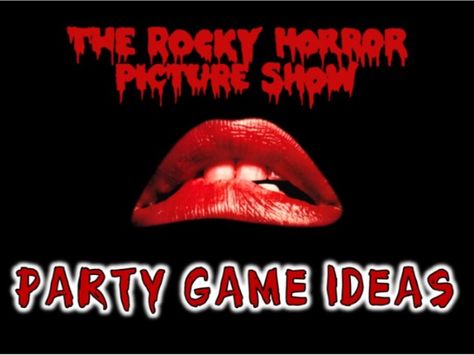 Our DIY Rocky Horror Picture Show party games will see you shiver with antici....pation! Red Halloween Party Decor, Rocky Horror Picture Show Themed Party, Rocky Horror Picture Show Party Food, Rocky Horror Picture Show Party Decorations, Rocky Horror Themed Party, Rocky Horror Party Ideas, Rocky Horror Picture Show Party Ideas, Rocky Horror Party, Rocky Horror Picture Show Party