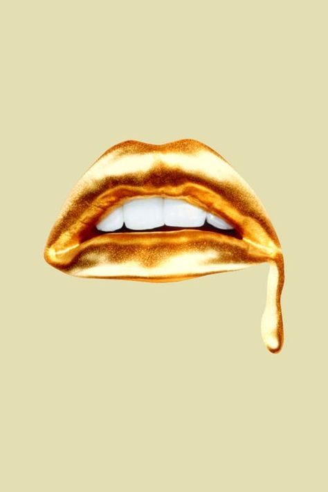 Gold Aesthetic on Point Wallpapper Iphone, John Bauer, Pencak Silat, Gold Lips, Gold Aesthetic, Junji Ito, Lip Art, Luxury Shopping, Mellow Yellow