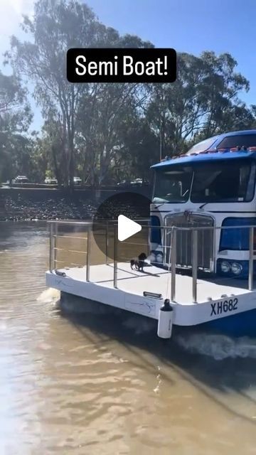 The Customized Ride | Cars | Trucks | SUVs | Vans on Instagram: "Semi Boat! Love this!!!" Custom Semi Trucks, January 29, Semi Trucks, Love This, Cars Trucks, Trucks, Cars, On Instagram, Instagram