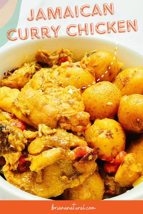 Check out this easy jamaican curry chicken recipe! I made it with boneless chicken thighs since it's easier for us to eat that way, but a whole chicken chopped is amazing too. After plenty of trial and error, I've decided this is my FAVORITE jamaican chicken recipe! Jamaican Curry Powder, Curry Chicken Recipe, Jamaican Chicken, Jamaican Curry Chicken, Recipe With Chicken, Jamaican Curry, Chicken Thighs Recipes, Jamaican Food, Citrus Chicken