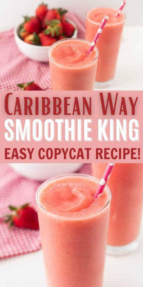 Smoothie Recipes Dinner, Smoothie King Recipes Copycat, Smoothly Recipes, Spring Smoothies, Smoothie King Recipes, Healthy Milkshake Recipes, Blend Jet, Drink Smoothies, Diy Smoothies