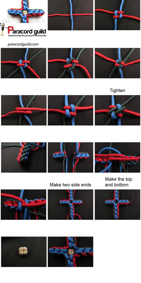 Paracord Cross, Parachute Cord Crafts, Lanyard Knot, Lanyard Crafts, Paracord Projects Diy, Paracord Bracelet Tutorial, Paracord Braids, Plastic Lace, Cords Crafts