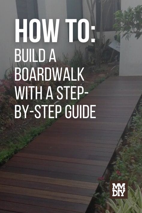 Wooden Boardwalk Pathways, Wooden Walkway Ideas, Decking Pathway Ideas, Diy Boardwalk Path, Wood Walkways Paths Diy, Wood Plank Path, Diy Boardwalk, Pallet Boardwalk, Garden Boardwalk