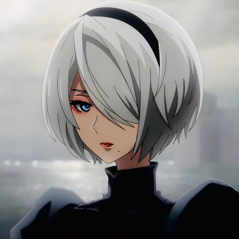 Anime: NieR:Automata 2b Anime Icon, 2b Anime, 2b And 9s, Nier 2b, 2b Yorha, A2 Nier, Yorha 2b, 2b Nier Autómata, Anime Black Hair