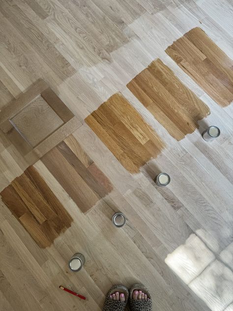 Bona Hardwood Floor Stain | How To Refinish Wood Floors - MALLORY NIKOLAUS Bona Wood Stain, Bona Stains On Red Oak Floors, Floor Stain Colors, Wood Floor Stain Colors, Refinish Wood Floors, Cherry Wood Floors, Red Oak Floors, Diy Wood Floors, Entryway Flooring