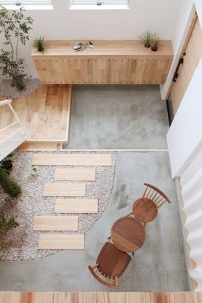 Japanese Interior Design, Patio Interior, Tiny House Movement, Japanese Interior, Interior Concept, Interior Garden, Decorating Small Spaces, Small Decor, Decoration Design