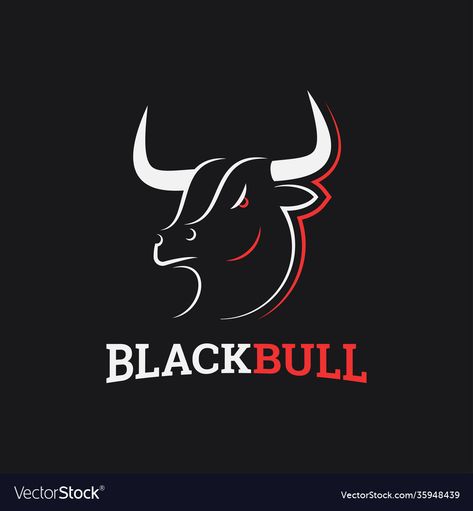 Black Bulls Logo, Bull Illustration, Bull Head Logo, Strong Tattoos, Black Bulls, Bull Logo, Bull Head, Black Bull, Abstract Faces