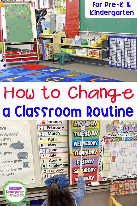 Our students need the structure and reliability that routines and procedures give them. But… sometimes things change and if you’ve been wondering how to change a classroom routine in Pre-K and Kindergarten, then this tip is for you! Pre K Rules, Preschool Procedures, Kindergarten Procedures, Kindergarten Routines, Kindergarten Classroom Organization, History Books For Kids, Routines And Procedures, Positive Classroom Management, Welcome To Kindergarten