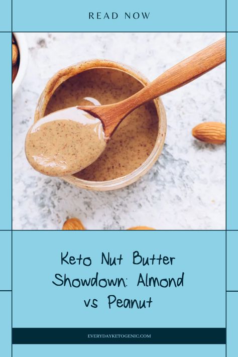 Are you on the keto diet and wondering whether almond butter or peanut butter is the way to go? Let's unpack the delicious details! Discover the benefits of each nut butter, their nutritional content, and how they fit into your ketogenic lifestyle. Whether you prefer creamy almond butter on your morning toast or the classic taste of peanut butter in your snacks, knowing the difference makes all the difference in your diet. Choose right for your keto journey and keep it tasty and healthy! Peanut Butter Keto, Morning Toast, Keto Journey, Keto Lifestyle, Ketogenic Lifestyle, Which Is Better, Family Recipes, Nut Butter, Keto Snacks