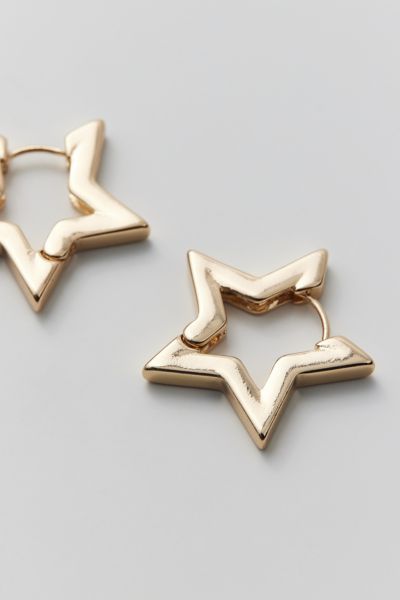 Star earrings stud