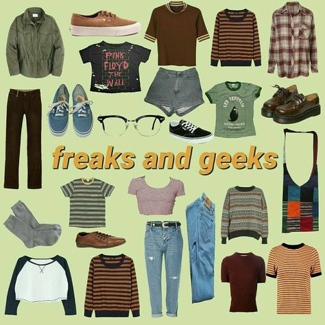 Love love love freaks and geeks Lindsay Weir, Freaks And Geeks, 90s Fashion Outfits, Clothes And Shoes, 90s Outfit, Look Vintage, Mode Vintage, Mode Inspiration, Style Outfits