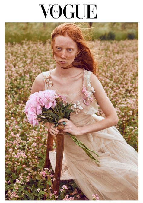 Laura Roth Poses Outdoors in Dreamy Looks for Vogue Ukraine Nature Editorial, Vogue Ukraine, Romantic Nature, Vogue Editorial, Mode Editorials, Dreamy Photography, Romantic Look, Outdoor Fashion, Vogue Fashion