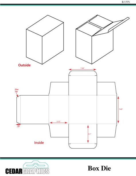 Small Box Template Small Box Design, Cupcake Boxes Template, Box Templates Printable Free, Box Packaging Templates, Box Design Templates, Box Template Printable, Packaging Template Design, Paper Box Template, Box Templates