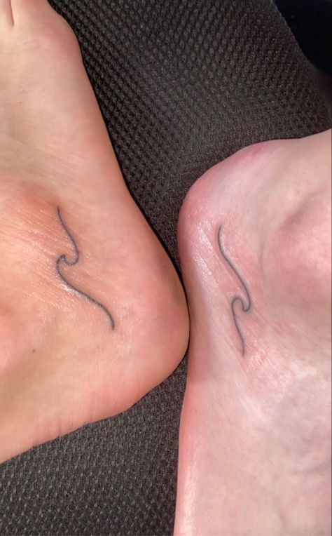 Wave Tattoo On Ankle, Wave Tattoo On Foot, Ankle Wave Tattoo, Wave Foot Tattoo, Wave Tattoo Foot, Tattoo Ankle, Tattoo Foot, Wave Tattoo, Waves Tattoo