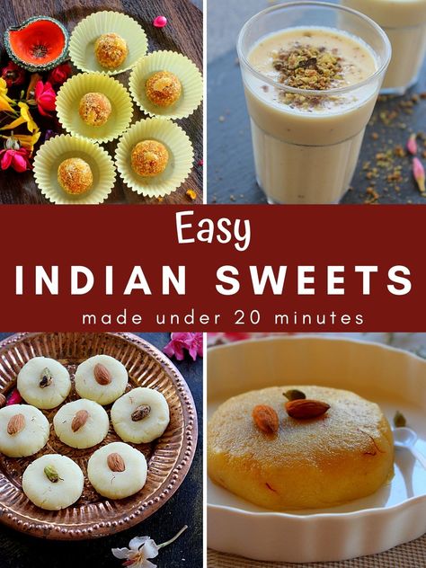 Quick Diwali Sweets, Easy Diwali Sweets Recipe, Diwali Baking, Easy Indian Sweets, Badam Katli, Easy Diwali Sweets, Quick Sweets, Fusion Desserts, Coconut Ladoo